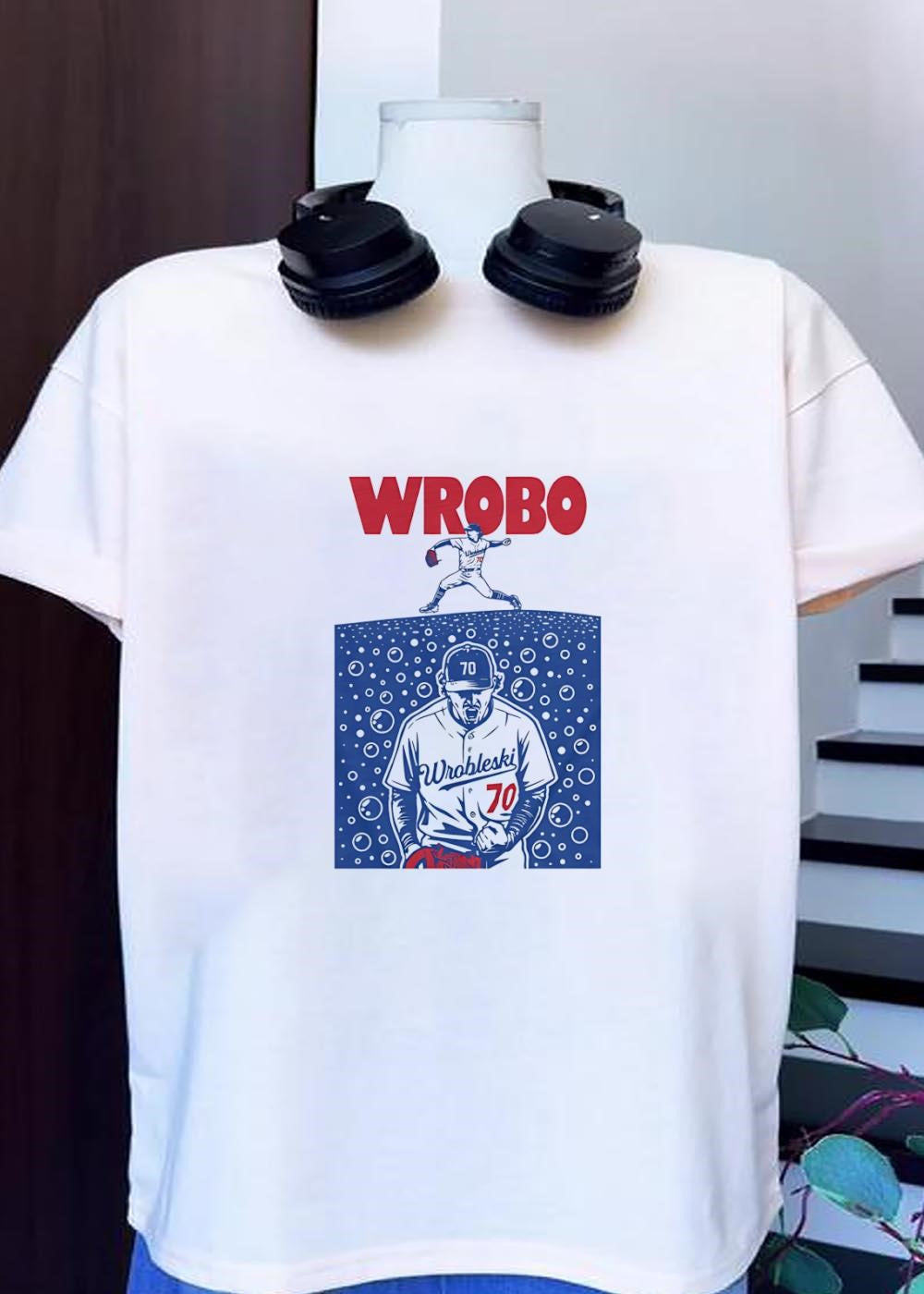 Roto Wear Players Wrobo Wrobleski 70 Pitching Baseball T-Shirt