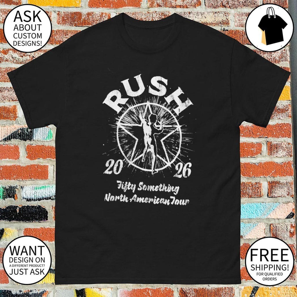 Rush Fifty Something North America Tour 2026 vintage shirt