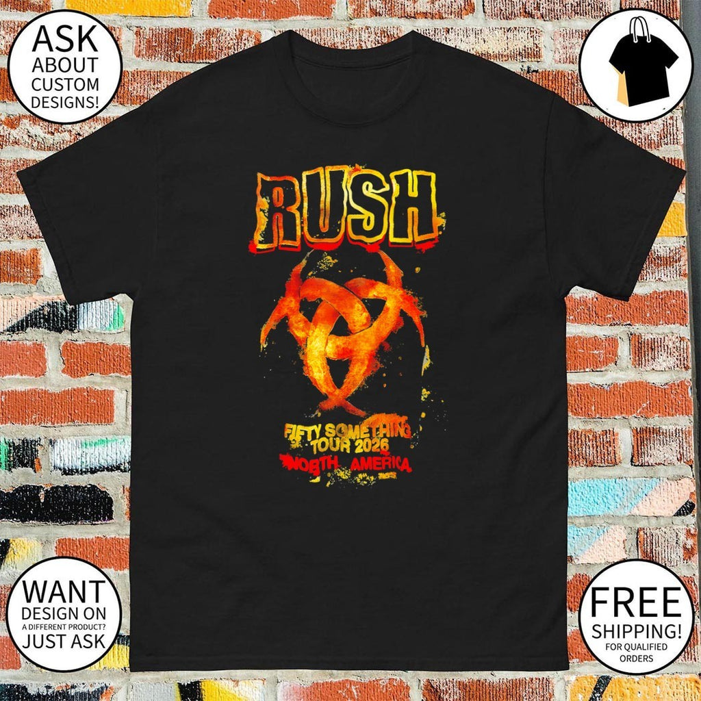 Rush Fifty Something Tour 2026 North America vintage shirt