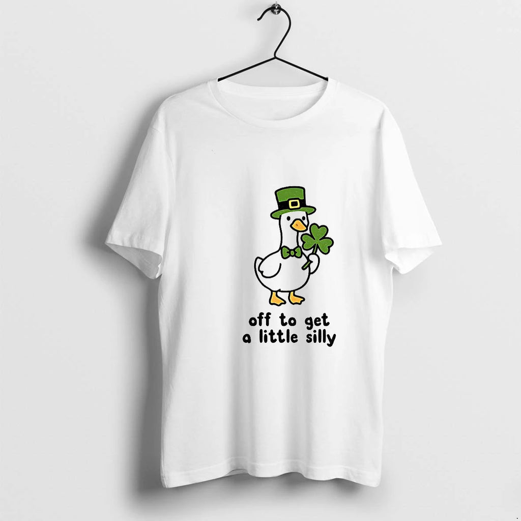 Saint Patricks Day Goose Off To Get A Little Silly Tshirts Sweater