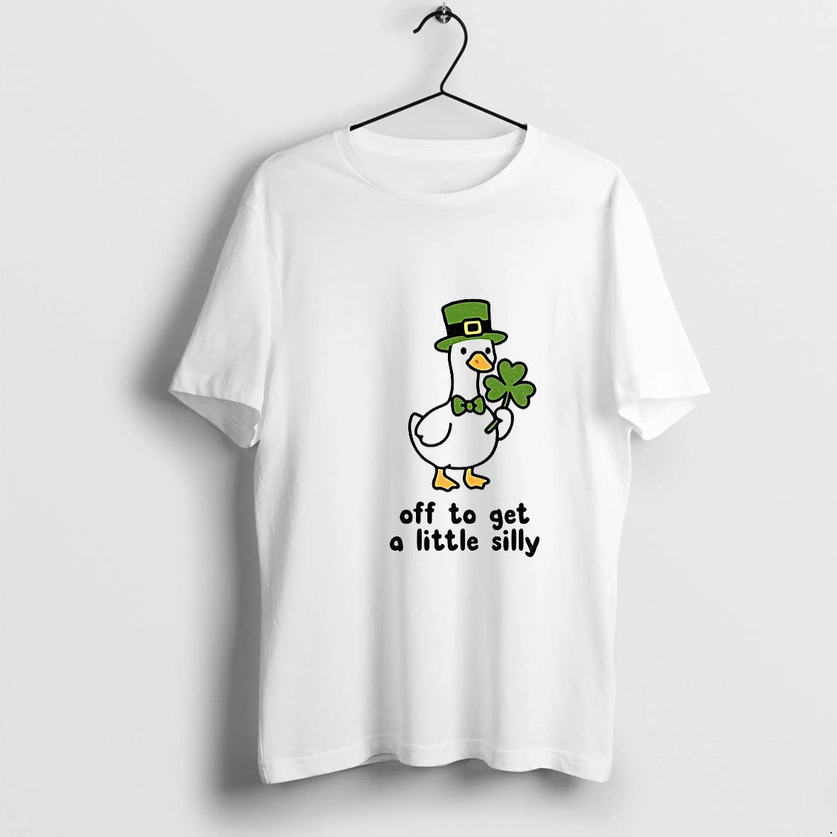 Saint Patricks Day Goose Off To Get A Little Silly Tshirts Sweater