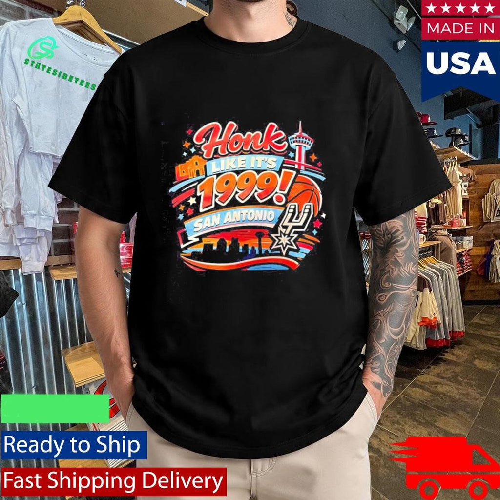 San Antonio Spurs NBA honk like it’s 1999 vintage Shirt