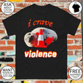 Seal with traffic cone I crave violence shirt