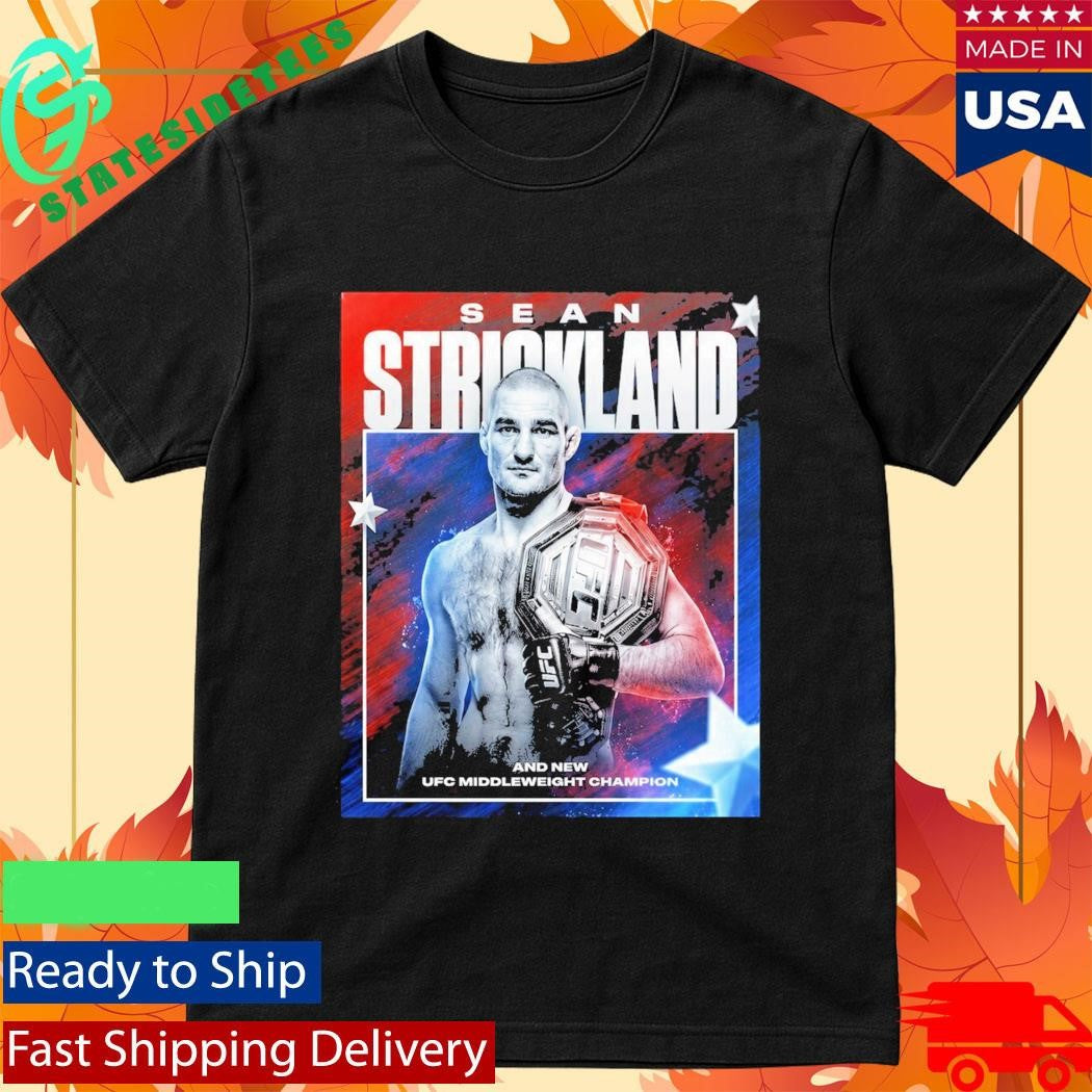 Sean Strickland UFC Middleweight Champion 2026 Official Shirt