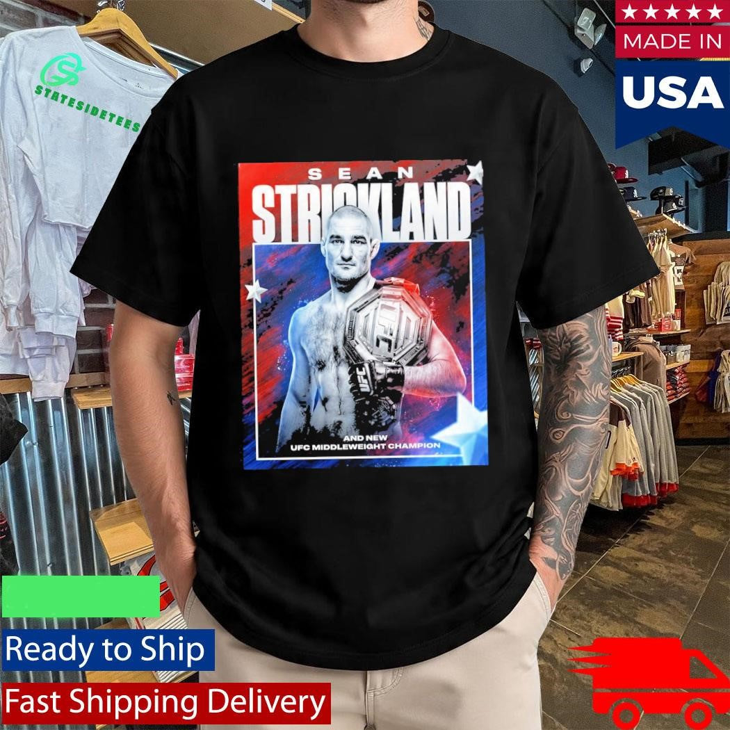 Sean Strickland UFC Middleweight Champion 2026 Official Shirt