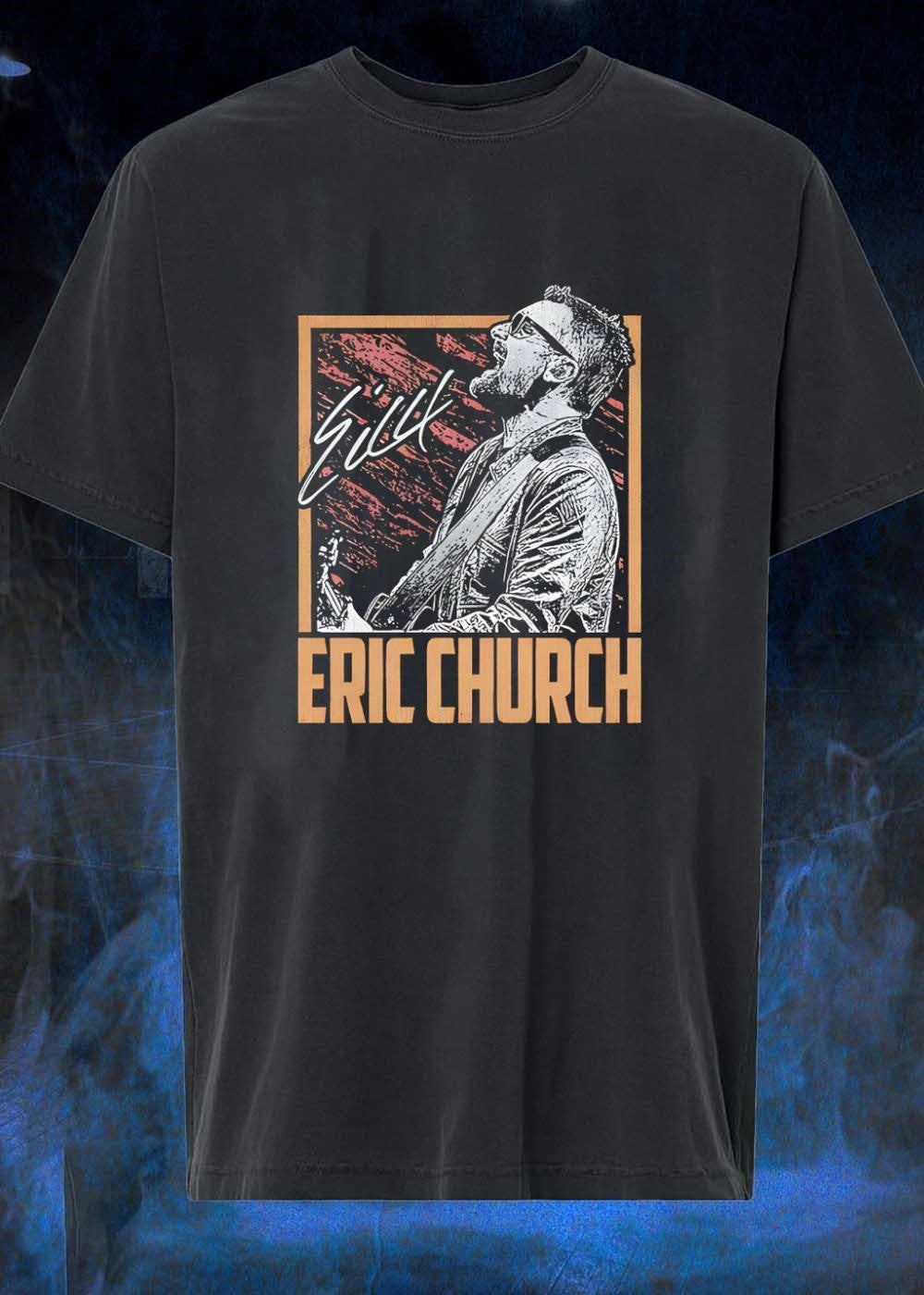 Sick Eric Church Singing Performance T-Shirt