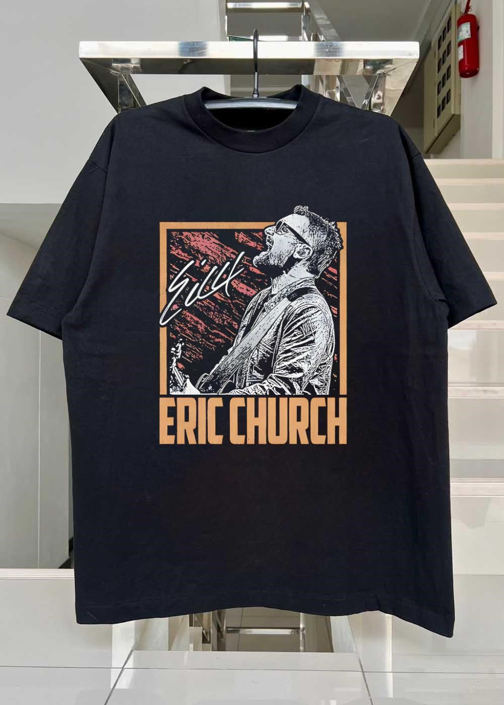Sick Eric Church Singing Performance T-Shirt