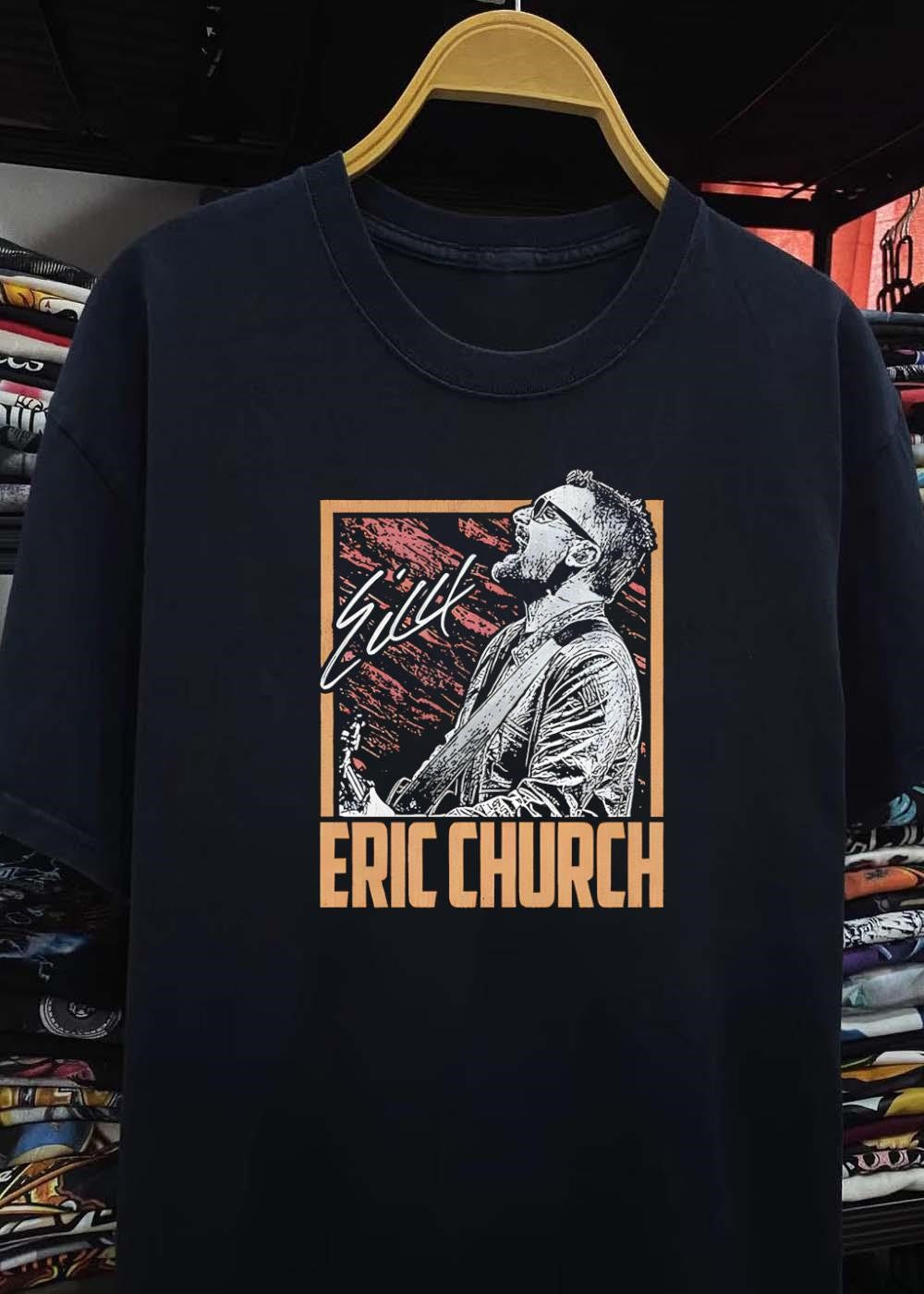 Sick Eric Church Singing Performance T-Shirt