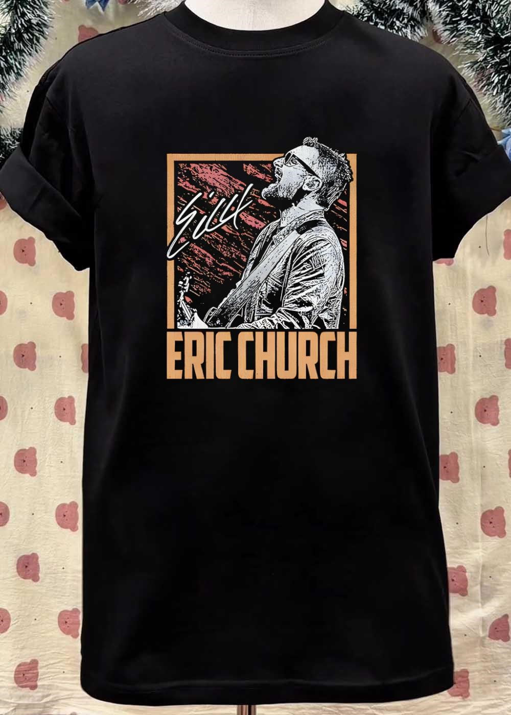 Sick Eric Church Singing Performance T-Shirt
