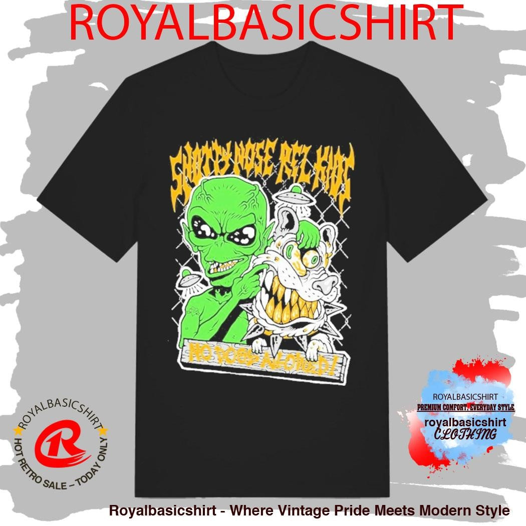 Snotty Nose Rez Kids Here For The Rager Alien Shirt