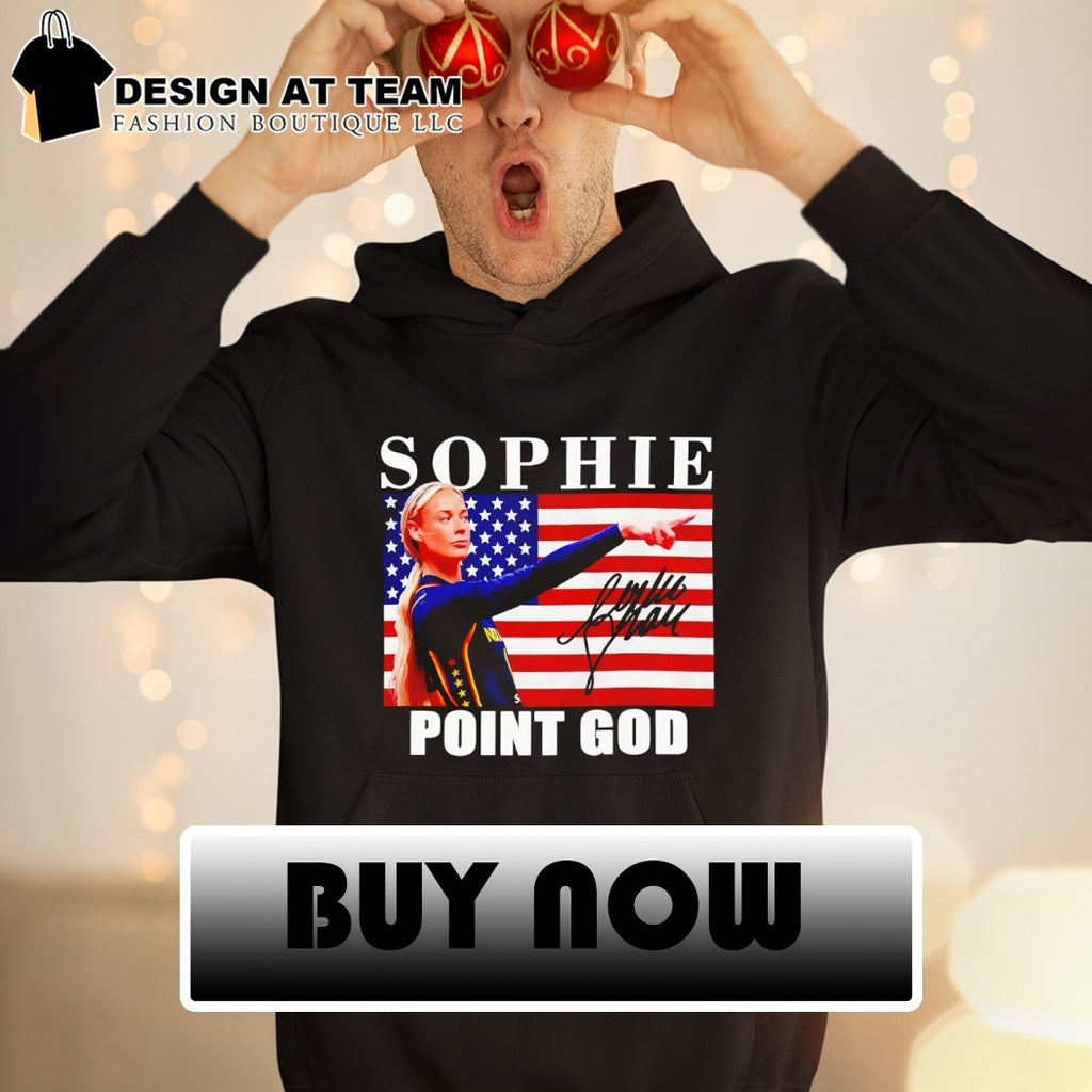 Sophie Cunningham point God Indiana Fever American flag signature shirt