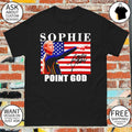 Sophie Cunningham point God Indiana Fever American flag signature shirt