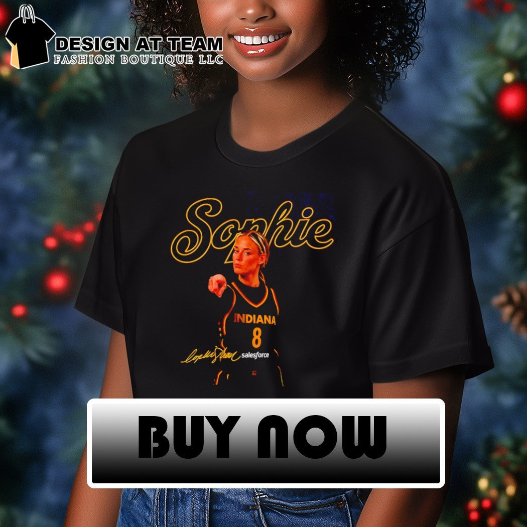 Sophie Cunningham pointing Indiana Fever WNBA Basketball signature shirt