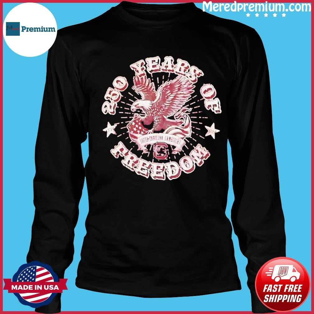South Carolina Gamecocks Americana 250 Years of Freedom 1776-2026 T-Shirt
