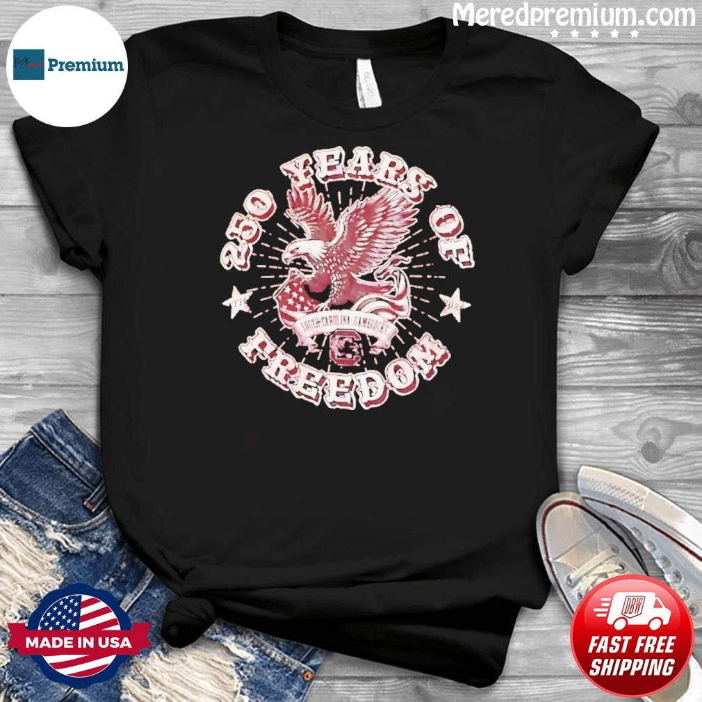 South Carolina Gamecocks Americana 250 Years of Freedom 1776-2026 T-Shirt