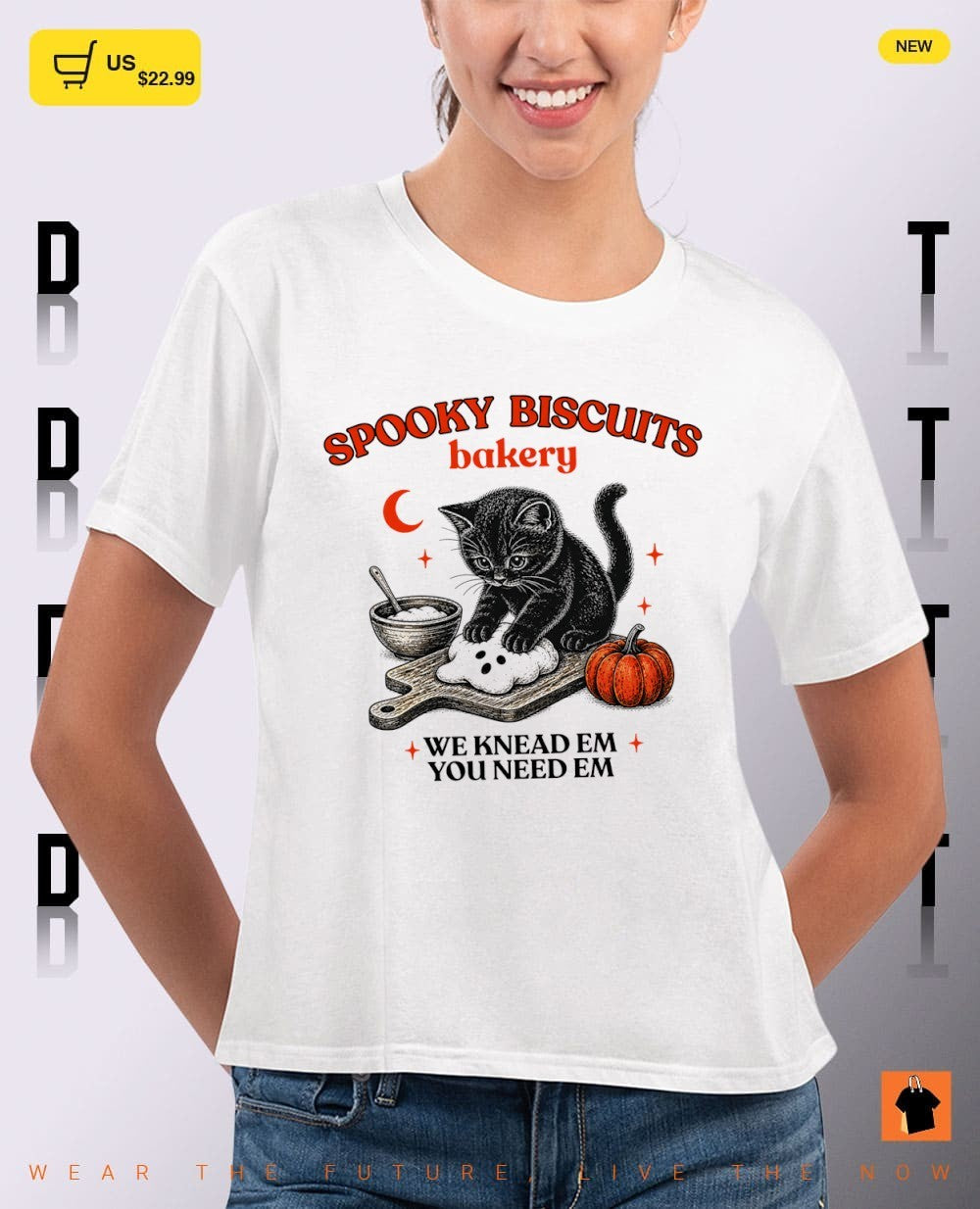 Spooky biscuits bakery we knead em you need em Happy Halloween shirt