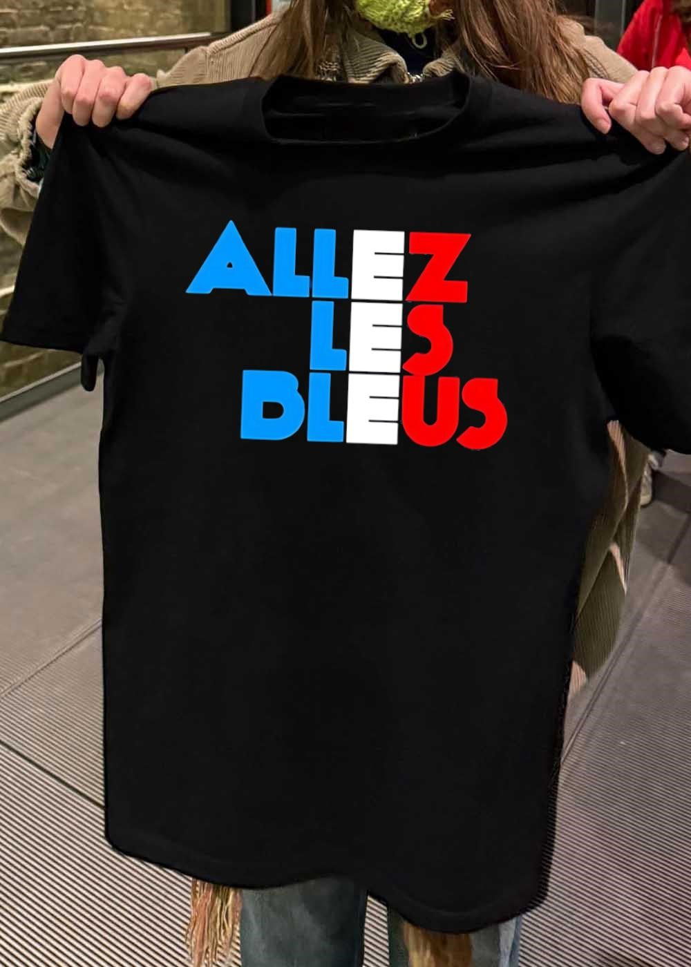 Sport Fan Apparel ‘ Support Team France ‘ Allez Les Bleus ‘ France ‘ T-Shirt