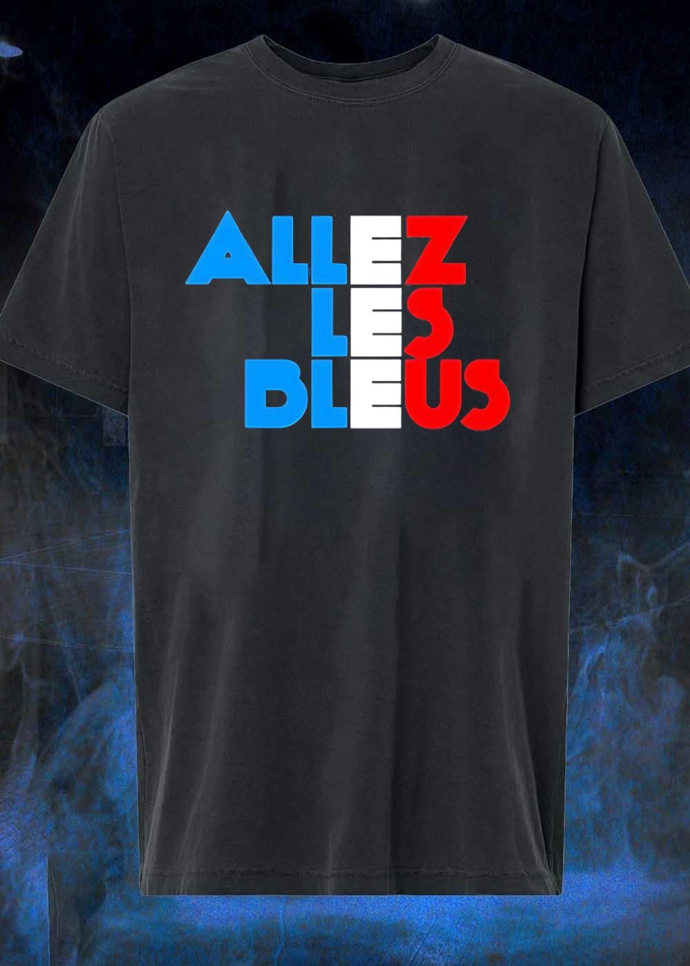 Sport Fan Apparel ‘ Support Team France ‘ Allez Les Bleus ‘ France ‘ T-Shirt