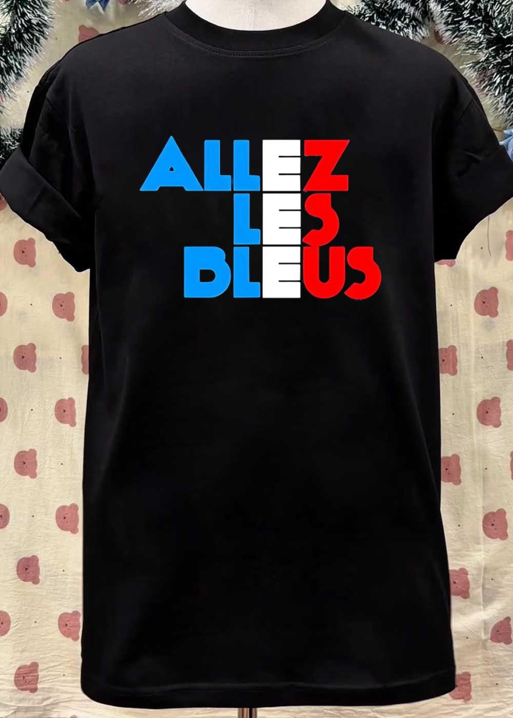 Sport Fan Apparel ‘ Support Team France ‘ Allez Les Bleus ‘ France ‘ T-Shirt