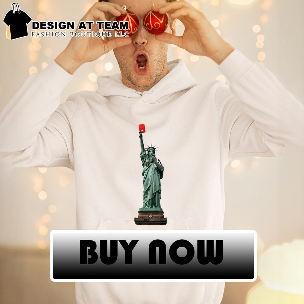 Statue of Liberty Referee Red Card USA World Cup 2026 Soccer shirt