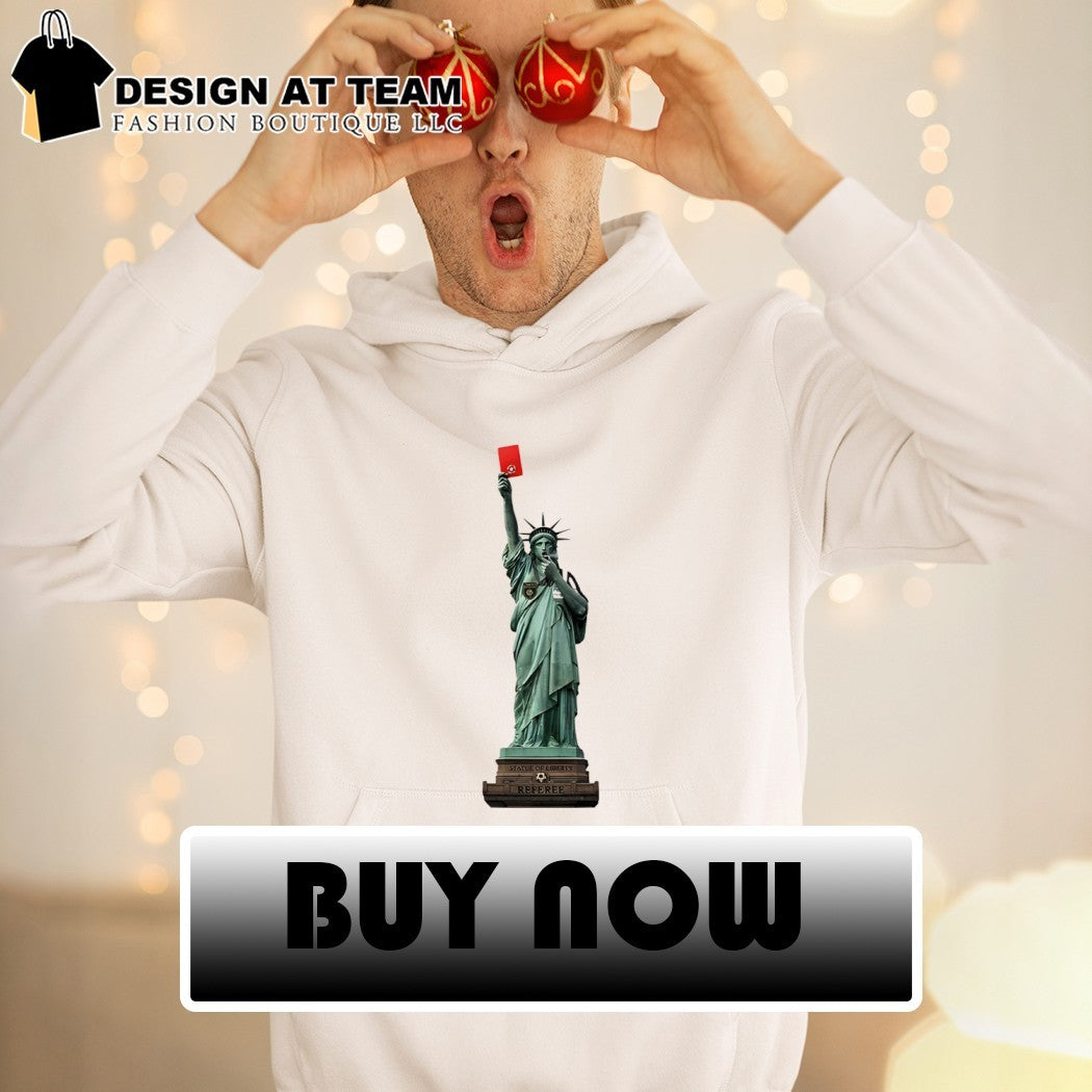 Statue of Liberty Referee Red Card USA World Cup 2026 Soccer shirt