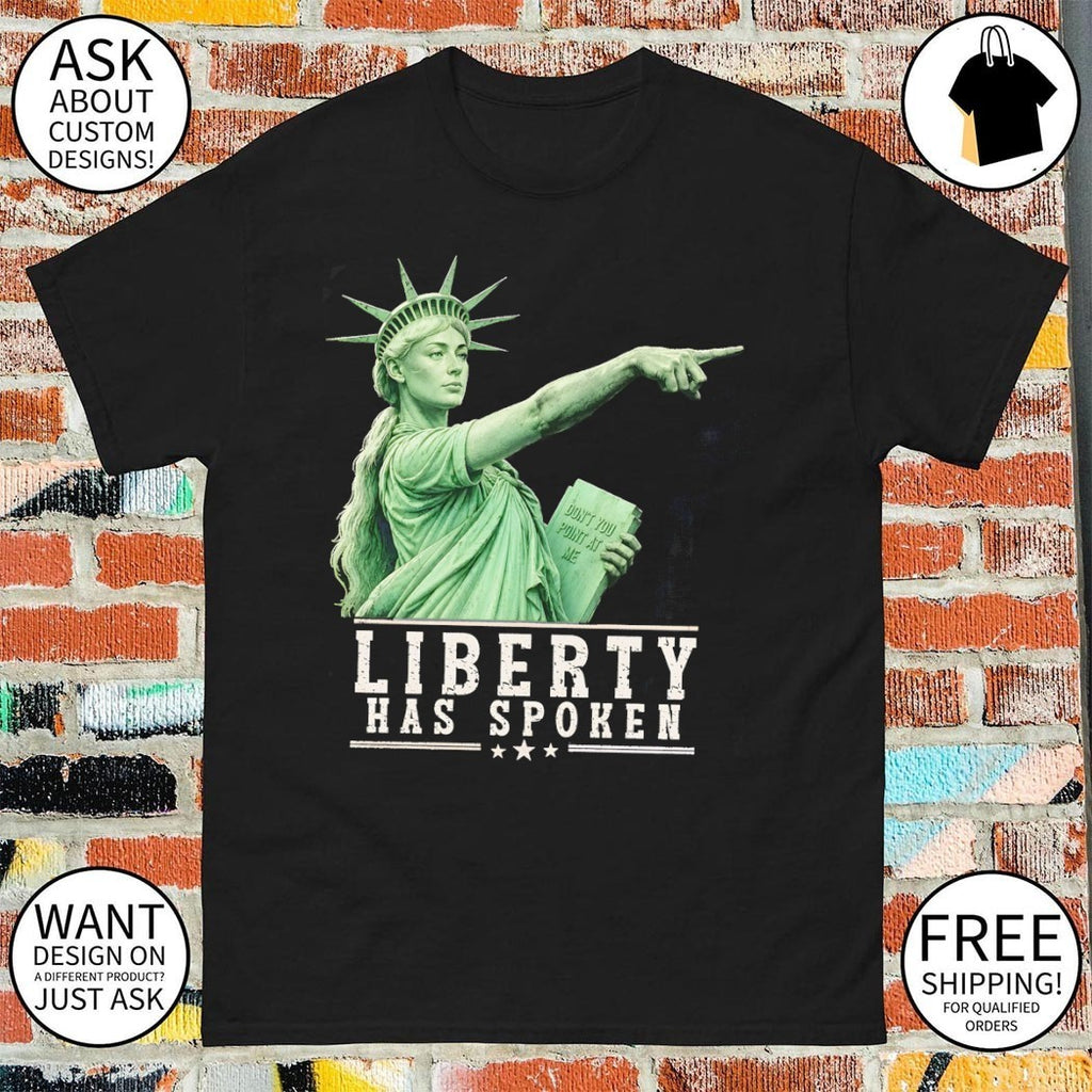 Statue of Liberty Sophie Cunningham Pointing Indiana Fever Liberty has spoken shirt
