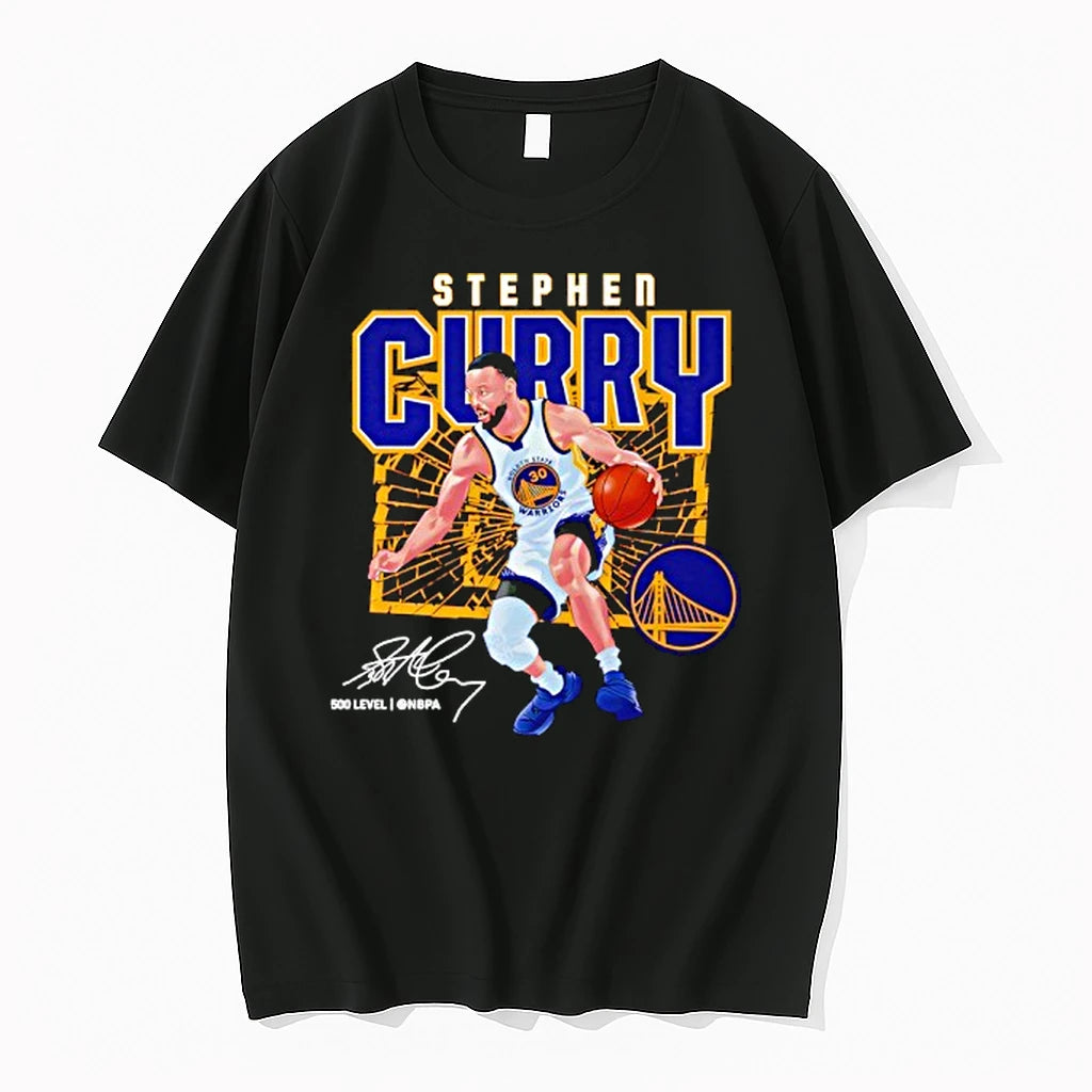 Steph Curry Golden State Warriors Shattered Signatures Tshirts Sweater