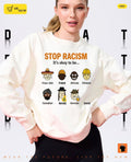 Stop racism it’s okay to be from USA French African Chinese Canadian Nomad German Soviet shirt