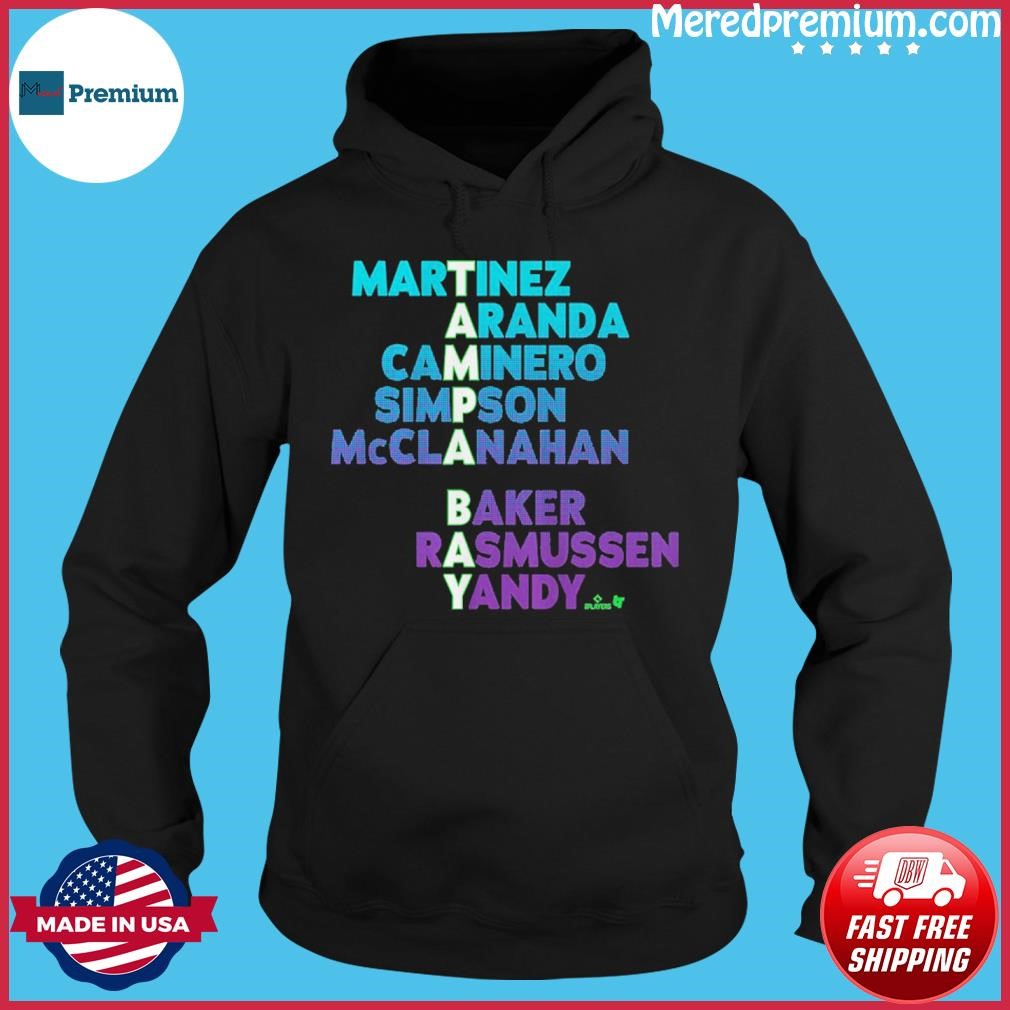 Tampa Bay Baseball Names 2026 Shirt