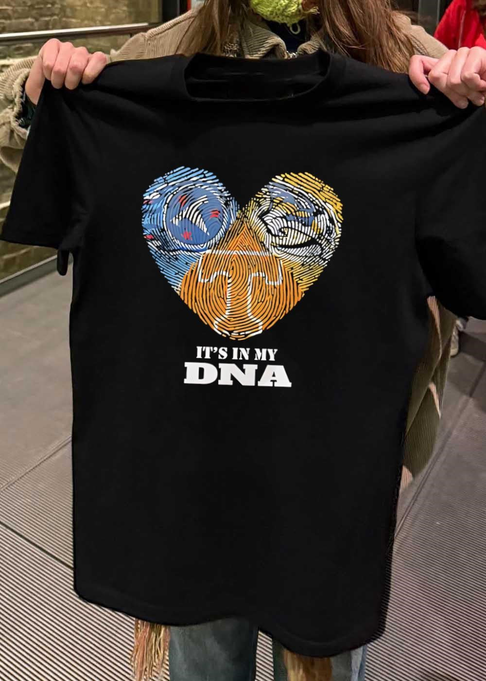 Tennessee Volunteers Heart Print It’s in My DNA shirt