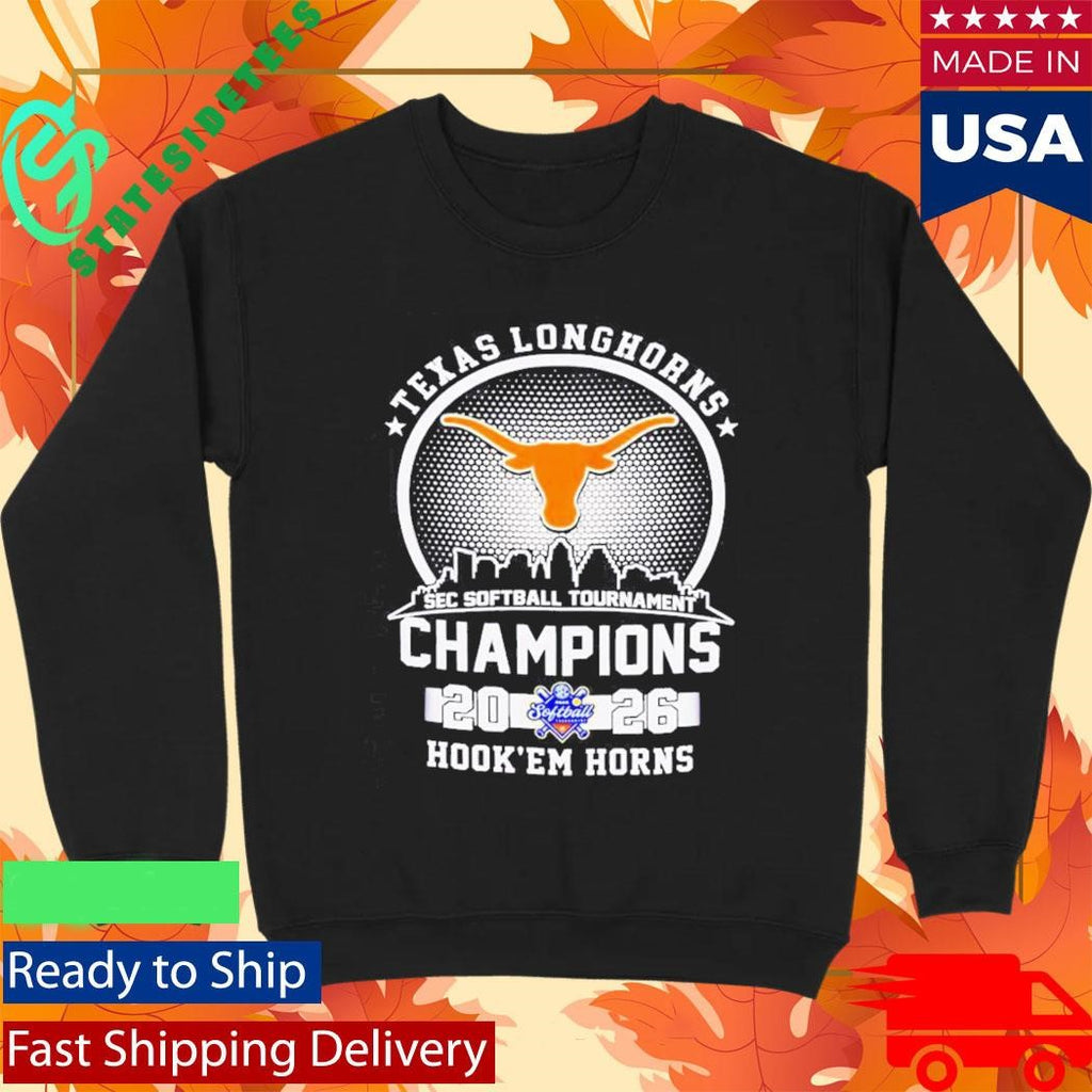 Texas Longhorns 2026 SEC Softball Tournament Champions City Skyline Shirt