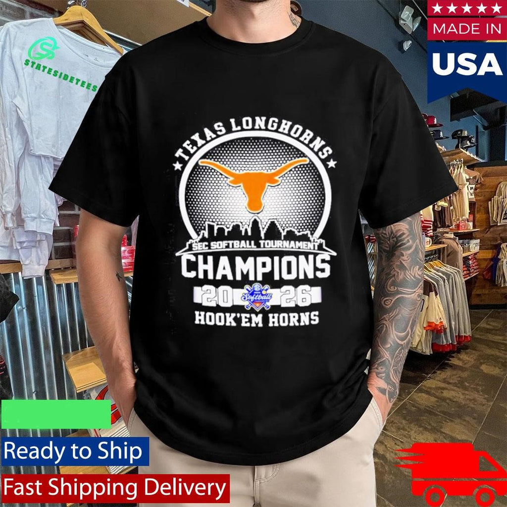 Texas Longhorns 2026 SEC Softball Tournament Champions City Skyline Shirt