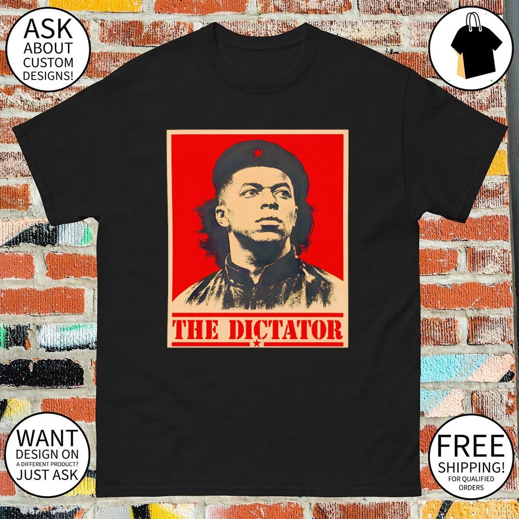 The Dictator Mbappe graphic Propaganda Style Poster shirt
