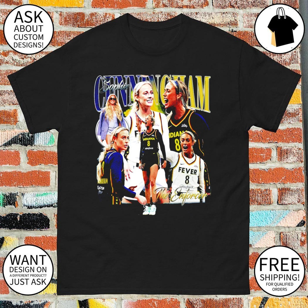 The Enforcer Sophie Cunningham Point God Indiana Fever WNBA Basketball 2026 graphic shirt