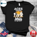 The Peanuts X Las Vegas Aces In My Veins Jesus In My Heart Shirt