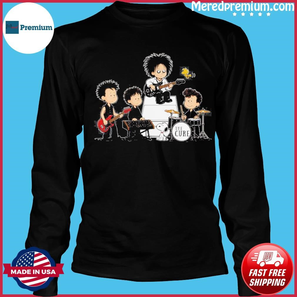 The Peanuts X The Cure Band 90s Vintage Shirt