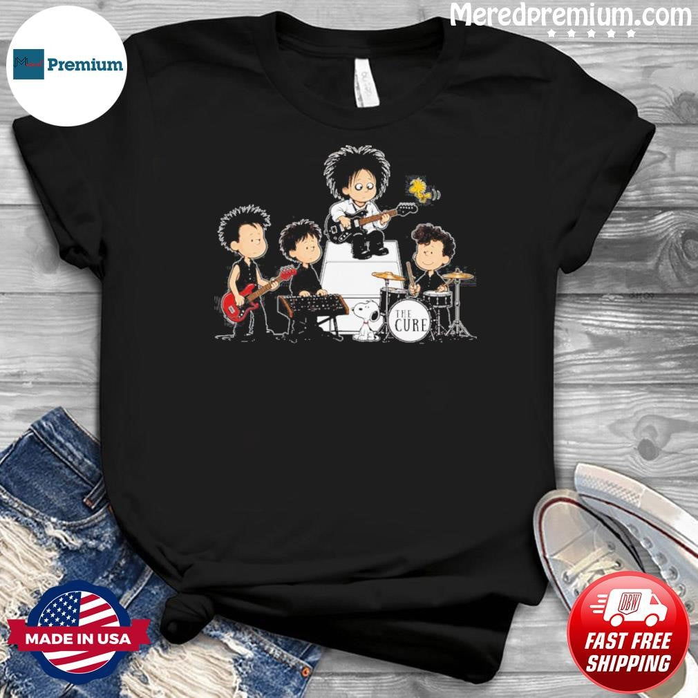 The Peanuts X The Cure Band 90s Vintage Shirt