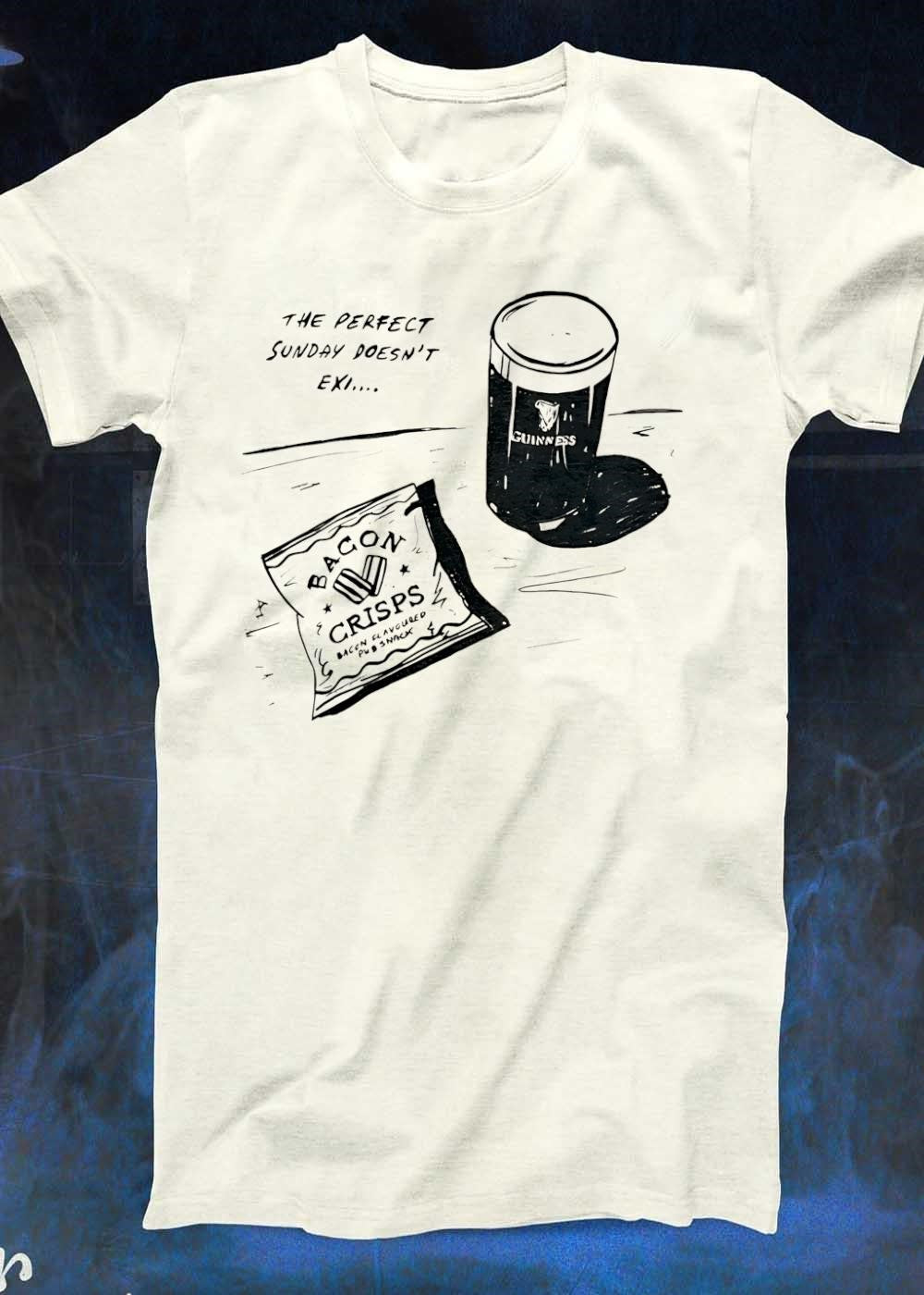 The Perfect Sunday Doesnt Exist Guinness Bacon Crisps Pub Snack shirt