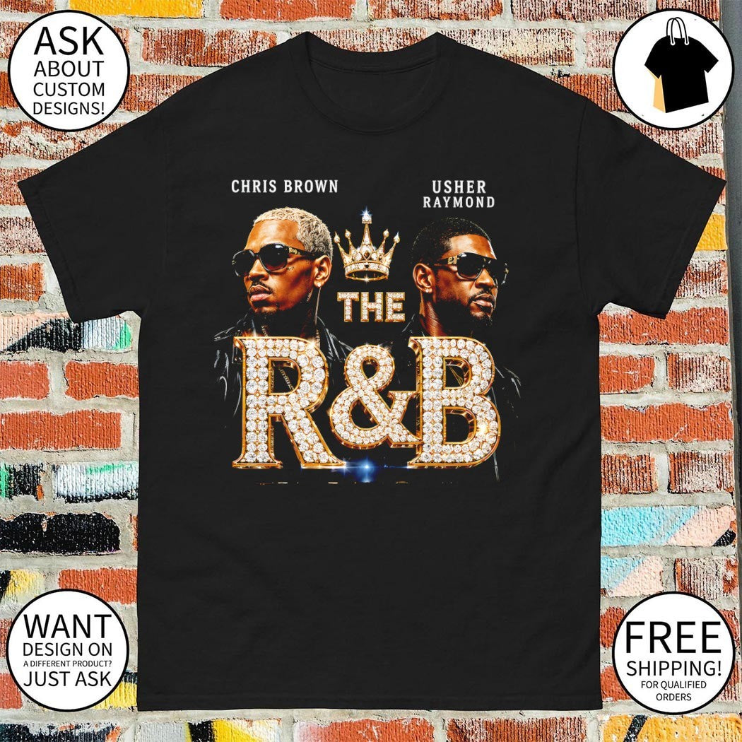 The Raymond Brown Usher Raymond and Chris Brown Diamond Tour Music Concert 2026 shirt