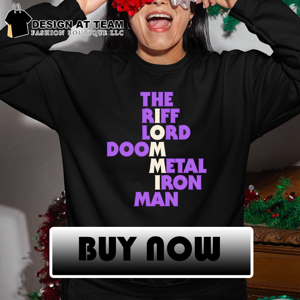 The Riff Lord Doom Metal Iron Man Iommi shirt