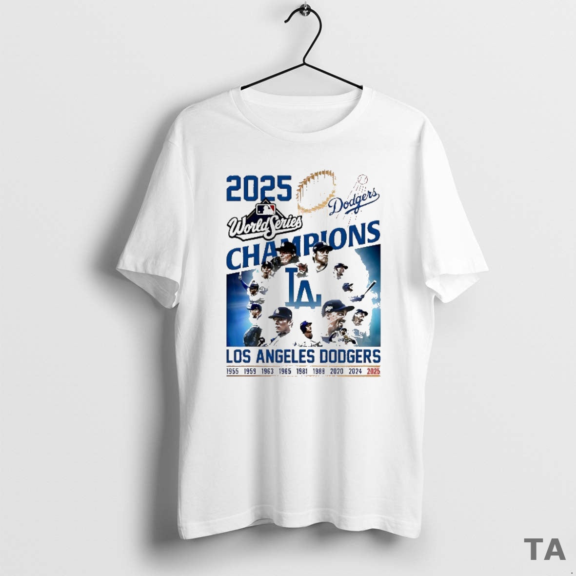 Top 2025 World Series Champions Mlb Los Angeles Dodgers Wins Blue Jays T Shirt Sweater