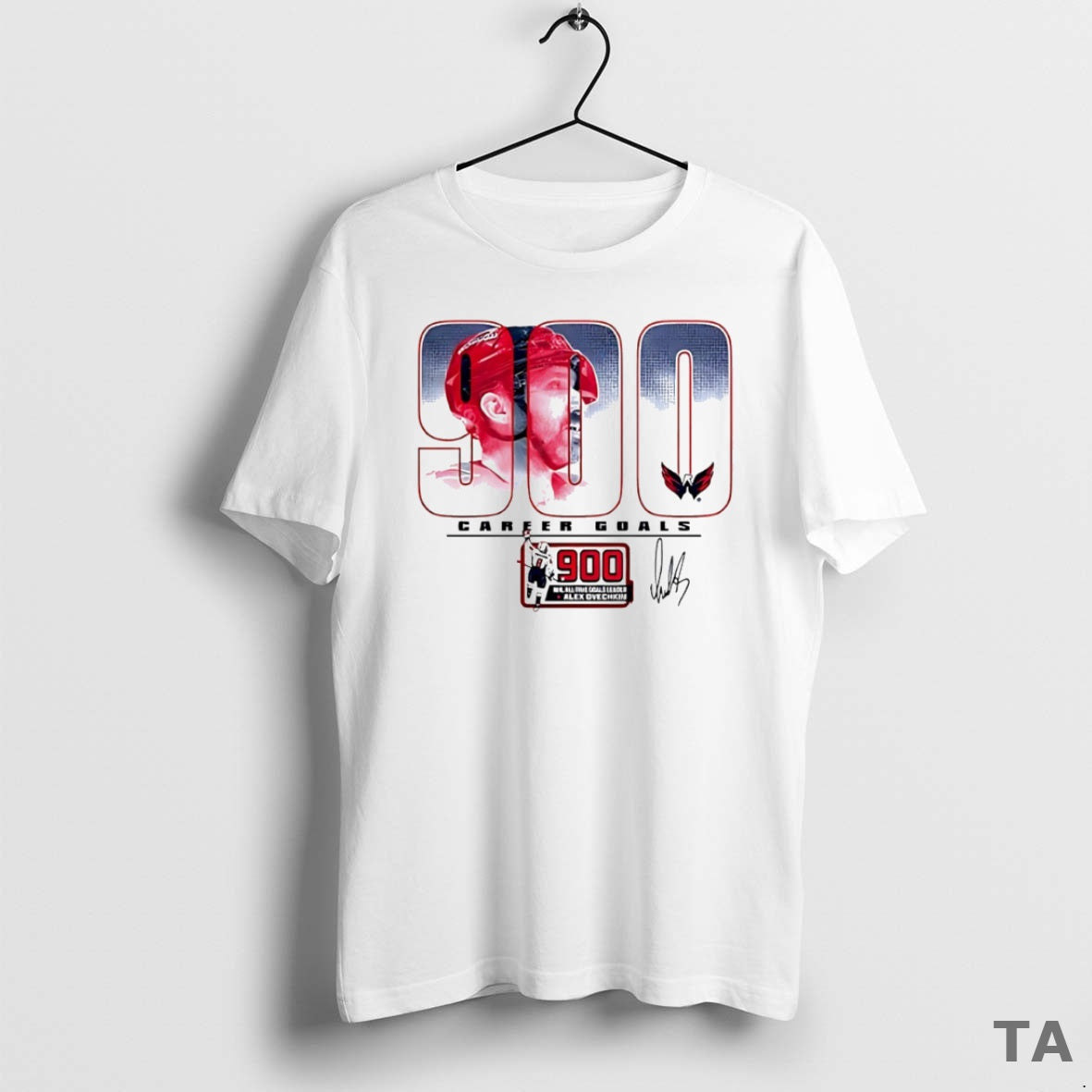 Top 900 Career Goals Alex Ovechkin Washington Capitals Signature Circle T Shirt Sweater