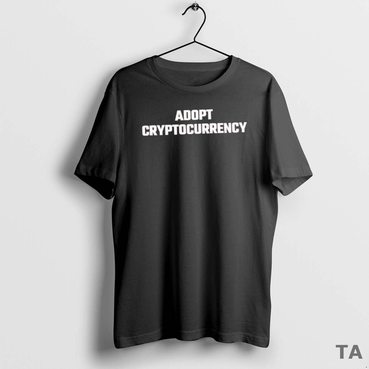 Top Adopt Cryptocurrency Graphic T Shirt Sweater