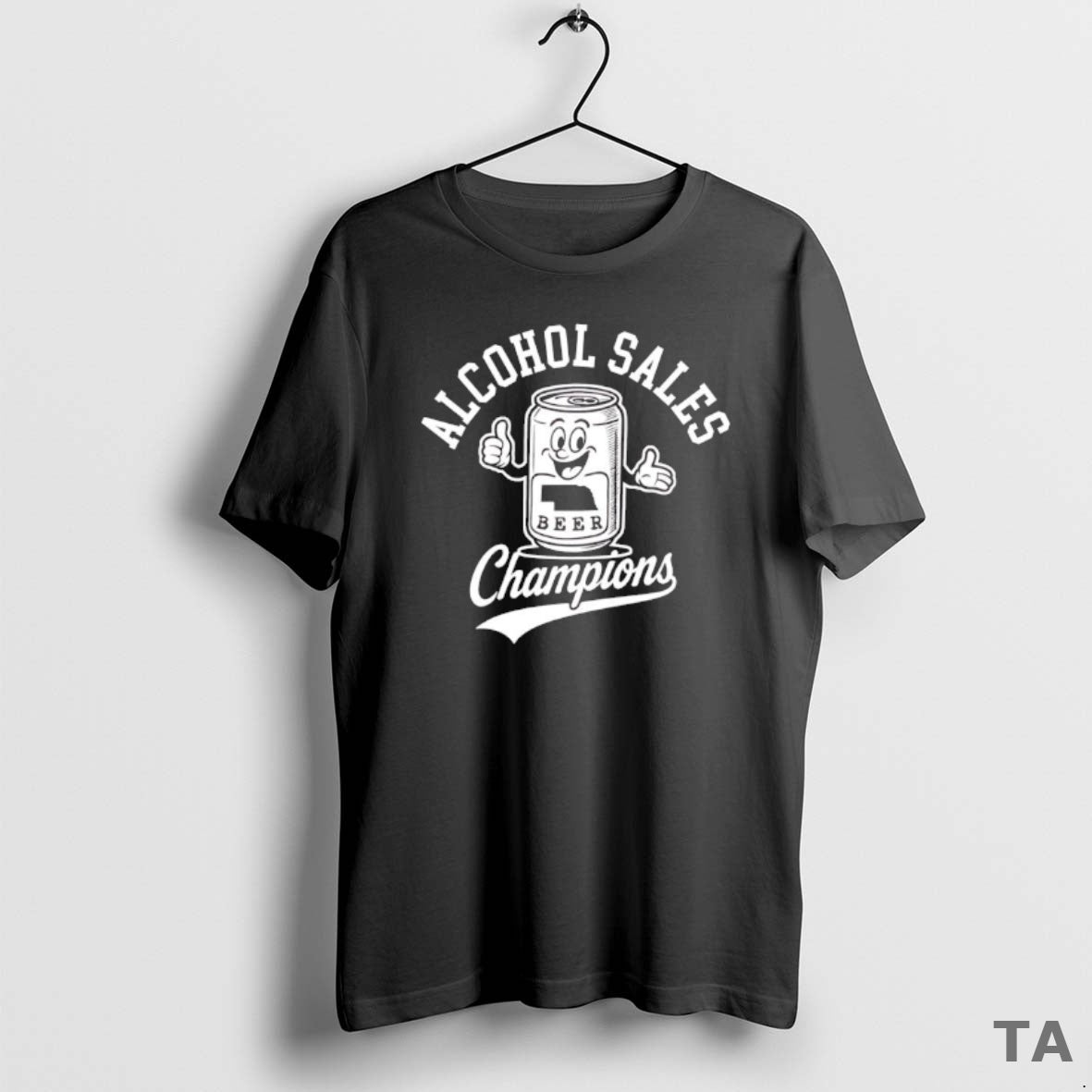 Top Alcohol Champs Beer Funny Black T Shirt Sweater