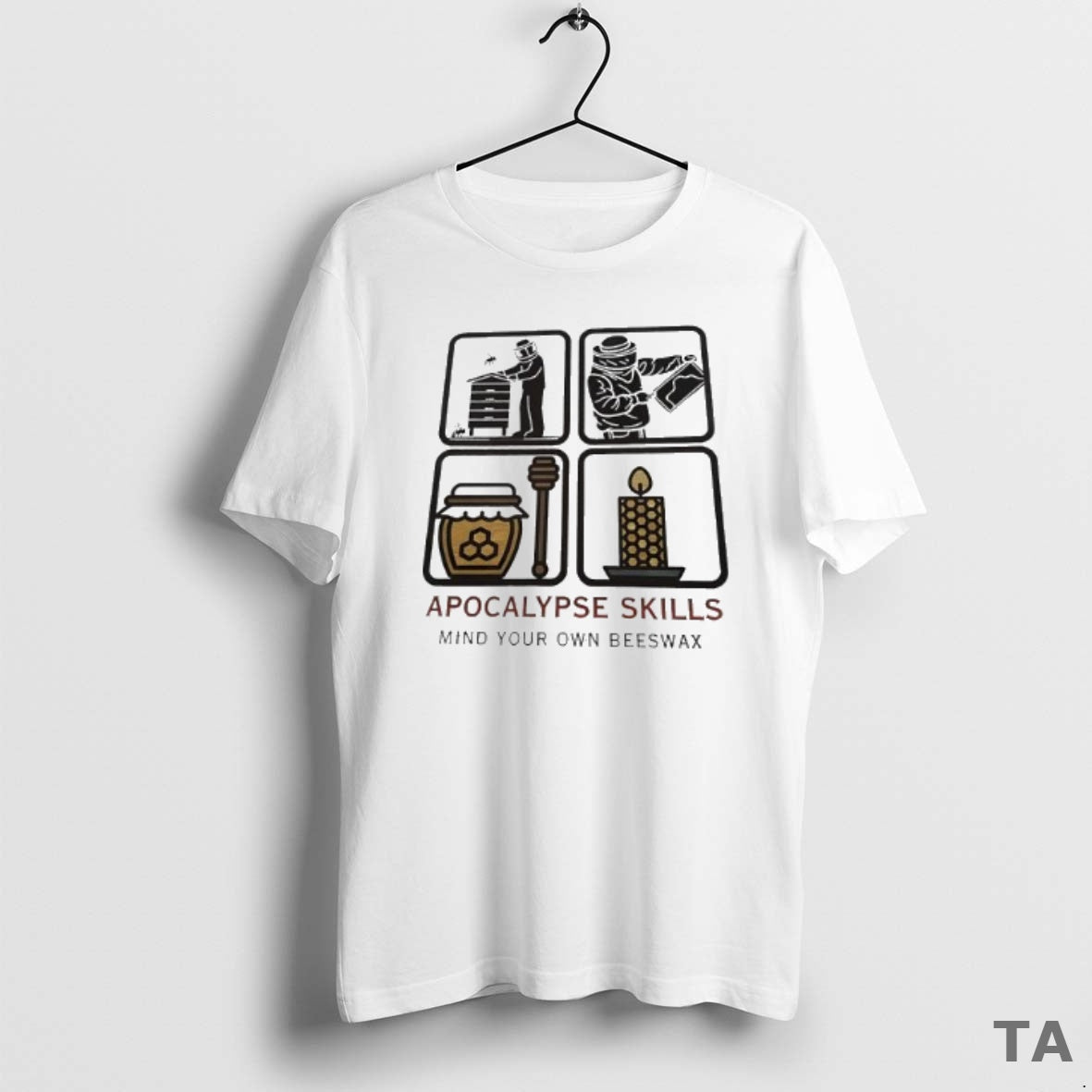 Top Apocalypse Skills Mind Your Own Beeswax T Shirt Sweater