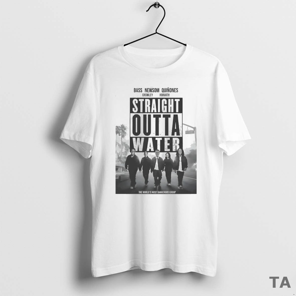 Top Bass Newsom Quinones Straight Outta Water Circle T Shirt Sweater