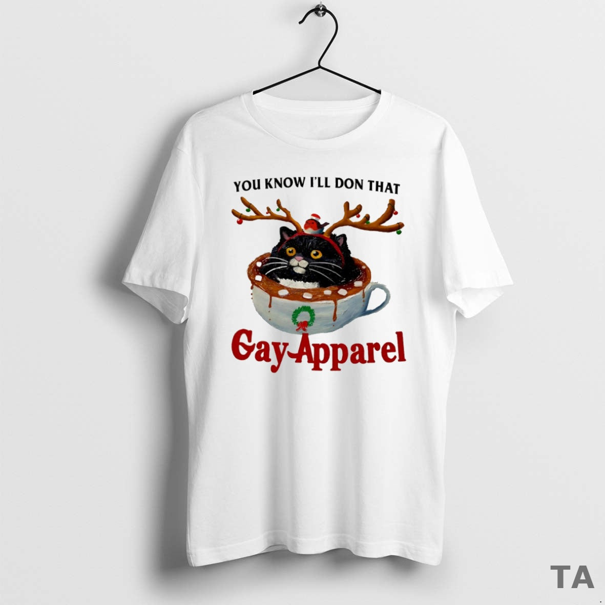 Top Cat Reindeer You Know Ill Don That Gay Apparel Circle T Shirt Sweater