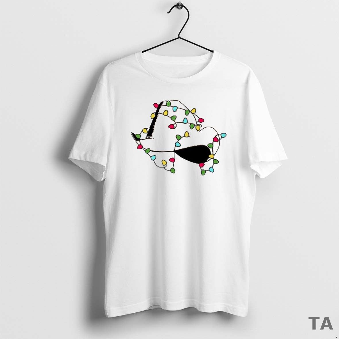 Top Christmas Light Hat T Shirt Sweater