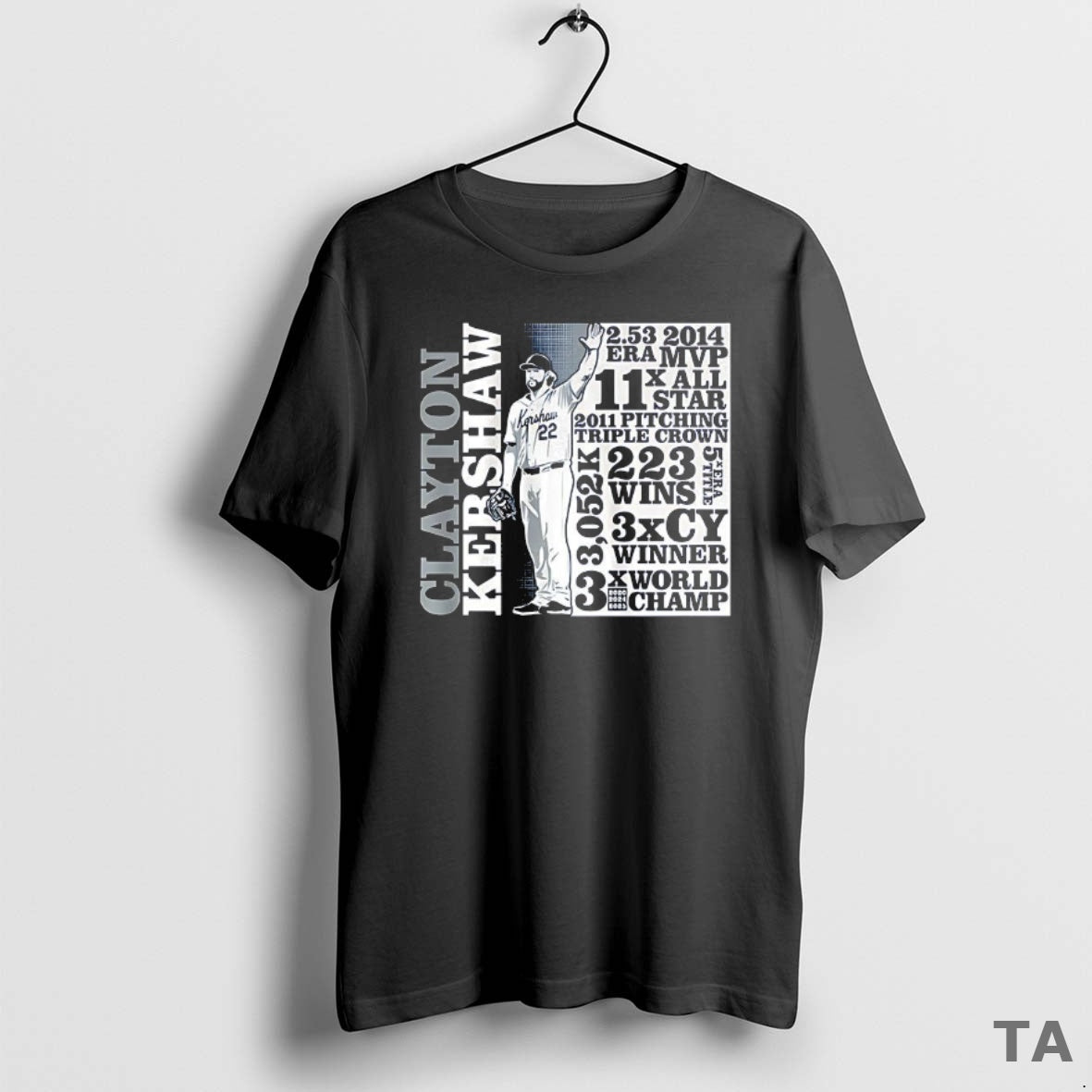 Top Clayton Kershaw Los Angeles Dodgers Baseball Goat List T Shirt Sweater