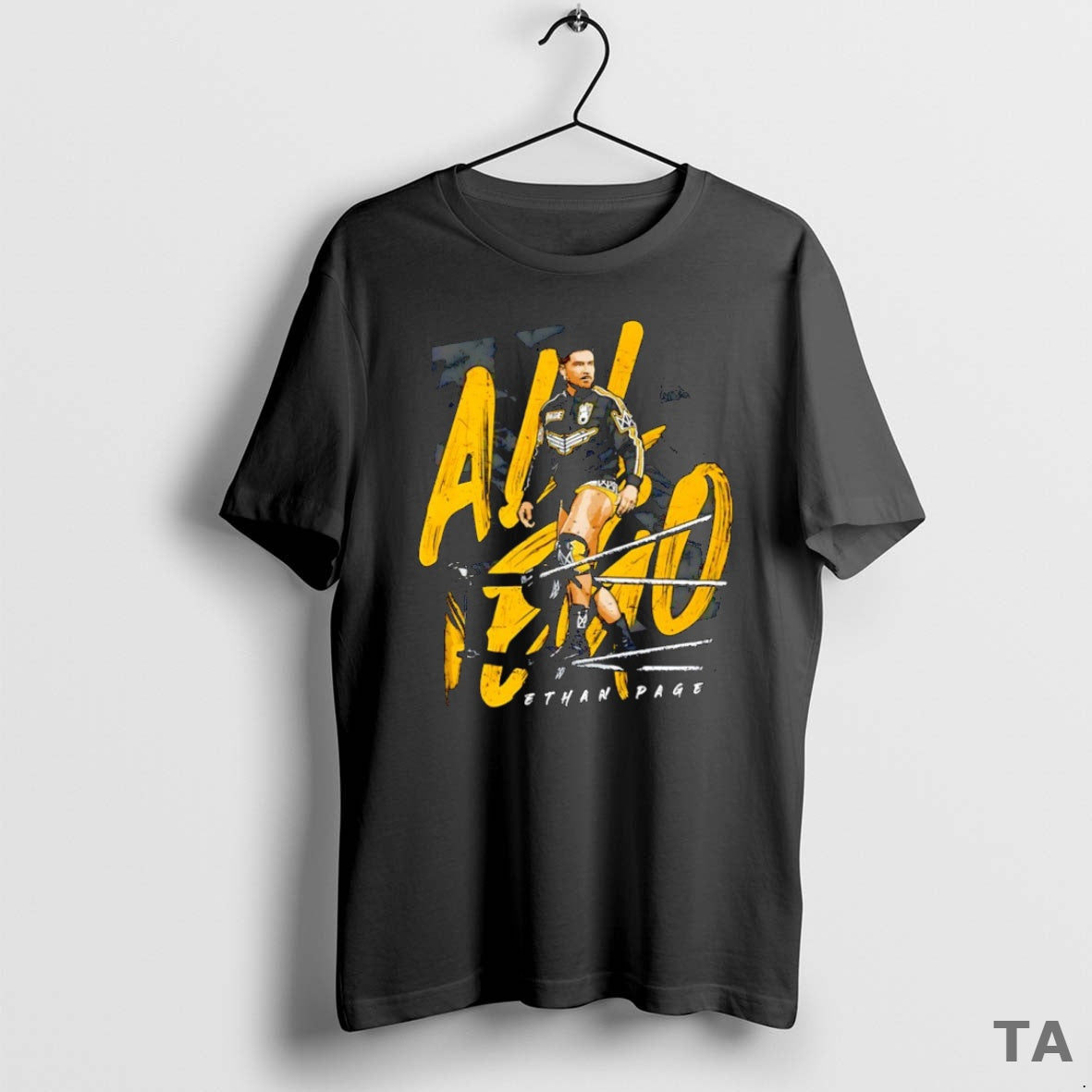 Top Ethan Page All Ego Graphic T Shirt Sweater